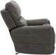 Flexsteel® Carter Smoke Power Rocking Recliner with Power Headrest and Lumbar-3