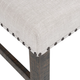 Jofran Inc. Willow Creek Chocolate Brown Slatback Dining Chair-4