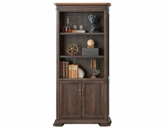 Martin Furniture Sonoma Dark Roast Bookcase with Doors-0