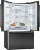 Bosch® 800 Series 20.7 Cu. Ft. Counter Depth 3 Door Refrigerator-Black Stainless Steel-2