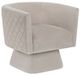 Homelegance® Candace Taupe Swivel Chair-0