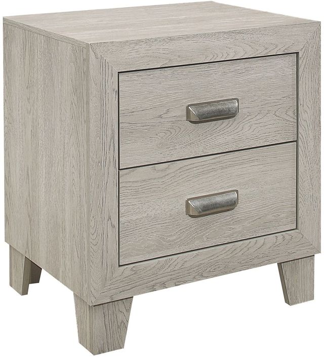 Mazin Furniture Quinby Light Brown Nightstand-2