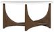 Magnussen Home® Arwen White Top Sofa Table with Turkish Coffee Base-1