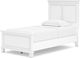Signature Design by Ashley® Fortman White Twin Panel Bed-4