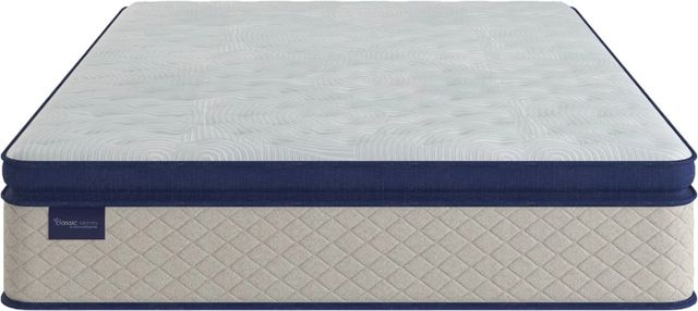 Sherwood® Bedding Classic, Essentials® Elegant 13.25" Wrapped Coil Medium Pillow Top Queen Mattress-3