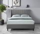 Meridian Furniture Eva Grey Velvet Queen Bed-2