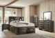 Elements International Emily Gray Queen Storage Bed-2