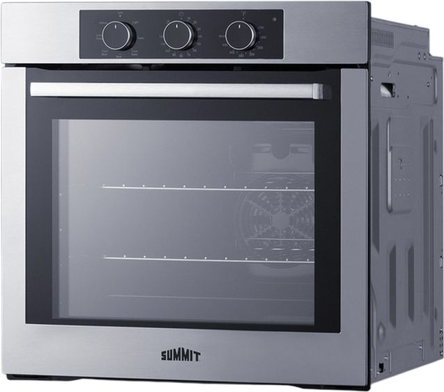 Summit® 24" Stainless Steel Single Electric Wall Oven -1
