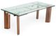 VIG Furniture Modrest Helena Stainless Steel/Walnut Dining Table-0