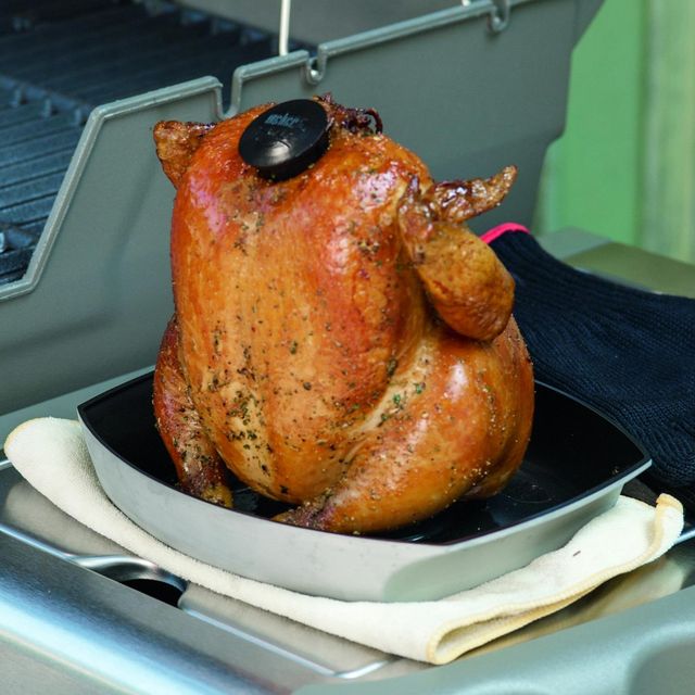 Weber® Deluxe Poultry Roaster-2
