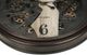 Monarch Specialties Inc. Brown 30" Oversized Round Wall Clock with Standard Numbers on Two-Tone Gear-1