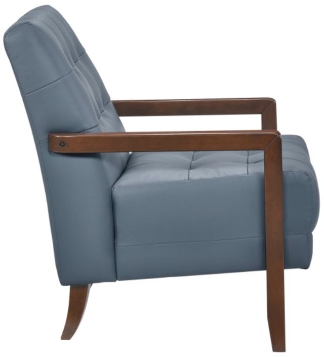 Homelegance® Crafton Blue/Walnut Accent Chair-3