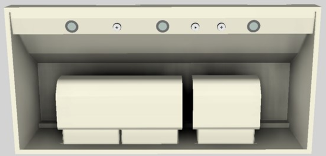 Vent-A-Hood® 48" Biscuit Wall Mounted Range Hood-3