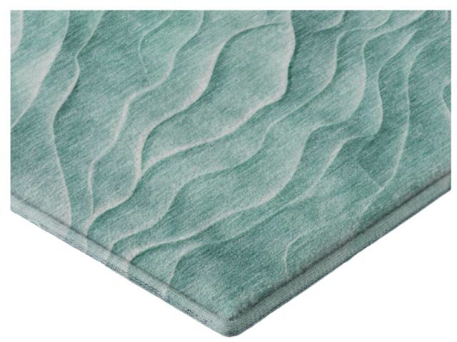 Dalyn™ Rug Company Pacifica Aqua 5'x8' Area Rug-2