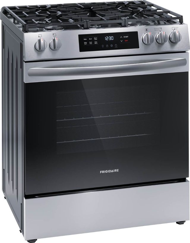 Frigidaire® 30" Stainless Steel Slide In Gas Range-2