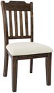 Jofran Inc. Bakersfield Beige/Brown Slatback Dining Side Chair-0