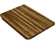 Elkay® Hardwood Brown 12.5" x 17.31" x 1.5" Cutting Board-0