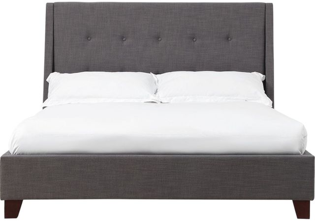 Modus Furniture Madera Dark Charcoal Full Upholstered Platform Bed-2