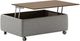 Luonto Furniture Functional Walnut Coffee Table with Oliver Base-2