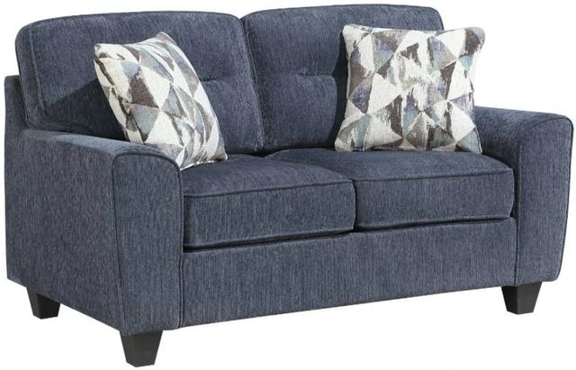 Homelegance® Bennett Blue Loveseat-0