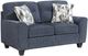 Homelegance® Bennett Blue Loveseat-0
