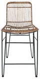 Jofran Inc. Weaver Black/Brown Hairpin Counter Stool-3