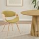 Armen Living Butterfly Green/Oak Dining Chair-1