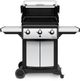 Broil King® Signet™ 320 Black with Stainless Steel Free Standing Grill-2