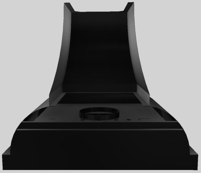 Vent-A-Hood® Designer Series 36" Black Wall Mounted Range Hood-4