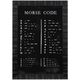 Stylecraft Morse Code Black Wall Art-0