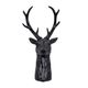 A & B Home Black Deer Head-0