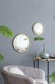 A & B Home Hannes Gold Convex Mirror-5
