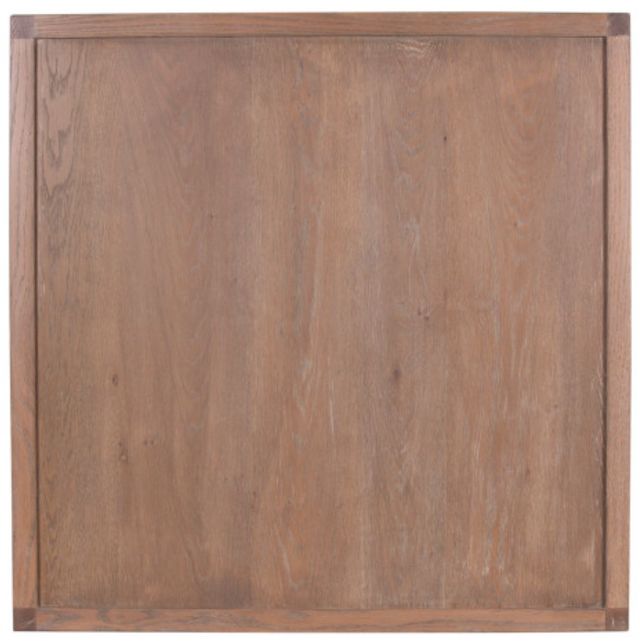Porter International Designs Lowell Brown Square Coffee Table-2
