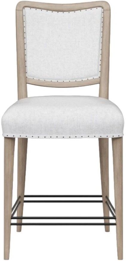 Bernards Citrus Heights 5-Piece Gray/Sand Counter Dining Table Set-2