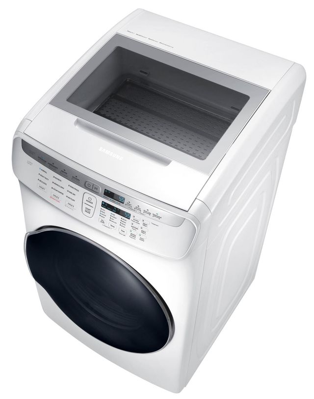Samsung 7.5 Cu. Ft. White FlexDry™ Electric Dryer-3