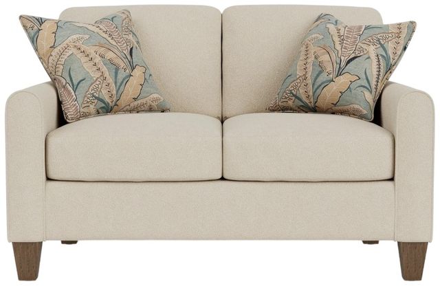 Flexsteel® Moxy White Linen Loveseat-1
