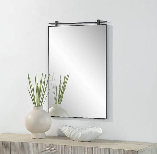 Renwil® Titel Powder Coated Dark Matte Black Mirror-3