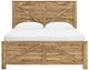 Signature Design by Ashley® Maystonna Brown Queen Crossbuck Panel Bed-3