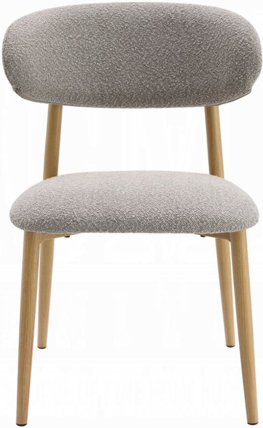 ACME Furniture Kacey 2-Piece Gray/Natural Dining Side Chair Set-3
