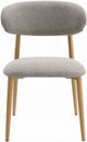 ACME Furniture Kacey 2-Piece Gray/Natural Dining Side Chair Set-3