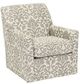 Dynasty Furniture Gray/Off-White Swivel Chair-0