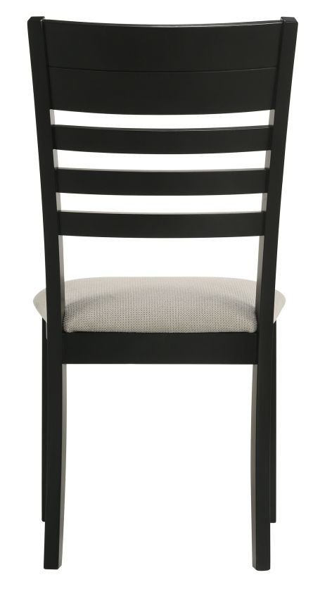 Crown Mark Folio Black/Gray Side Chair-3