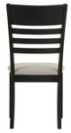 Crown Mark Folio Black/Gray Side Chair-3