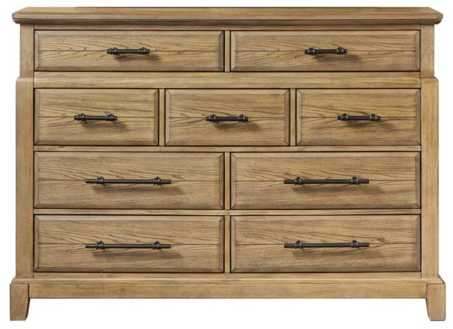 Bernards Bellamy Lane Caramel Dresser-0