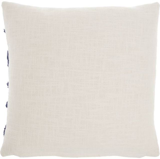 Nourison Home™ Lifestyle Blue Ink Tufted XOXO Throw Pillow-1
