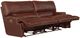 Catnapper® Wembley Walnut Leather Power Lay Flat Reclining Sofa with Power Adjustable Headrest and Power Adjustable Lumbar Support-1