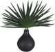 Uttermost® Axis Palm Green/Matte Black Accent and Vase-0