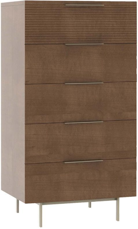 Country View Woodworking Customizable Urban Expressions 28'' 5-Drawer Chest-0