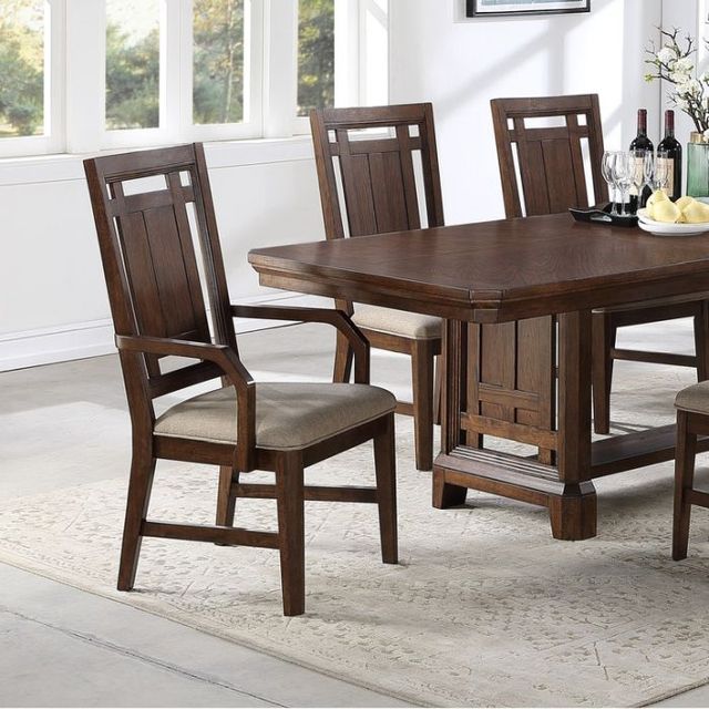 Winners Only® Kentwood Brown Upholstered Arm Chair-3
