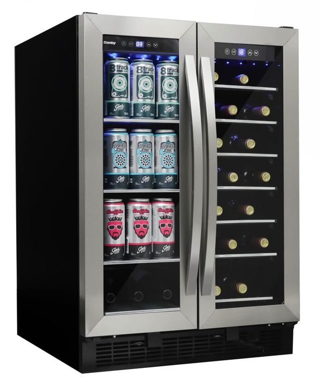 Danby® 5.2 Cu. Ft. Stainless Steel Built-In Beverage Center -2